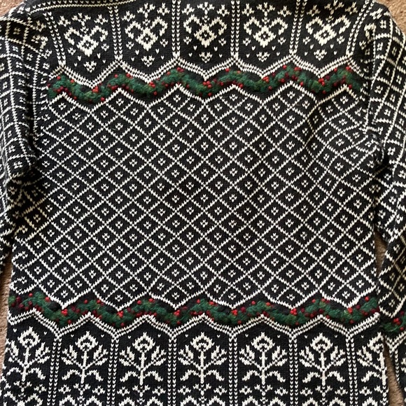 Talbots cotton fisherman Christmas sweater - Picture 7 of 7